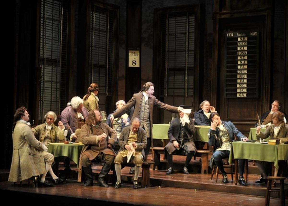 Don Stephenson (John Adams) and the Cast at 